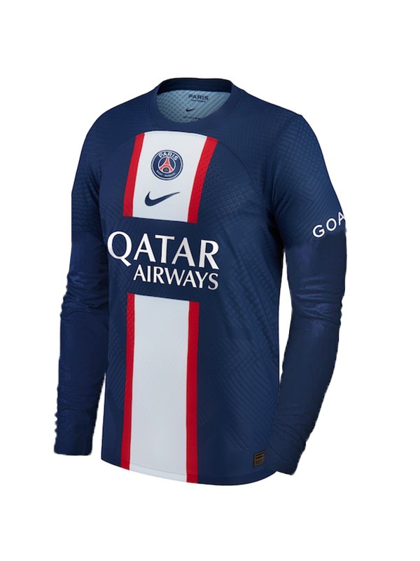 France Home Long Sleeve Soccer Jersey 2022