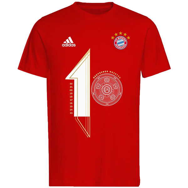 Bayern munich 2022 german bundesliga champions collection jersey 10th soccer uniform men's football tops sport red shirt