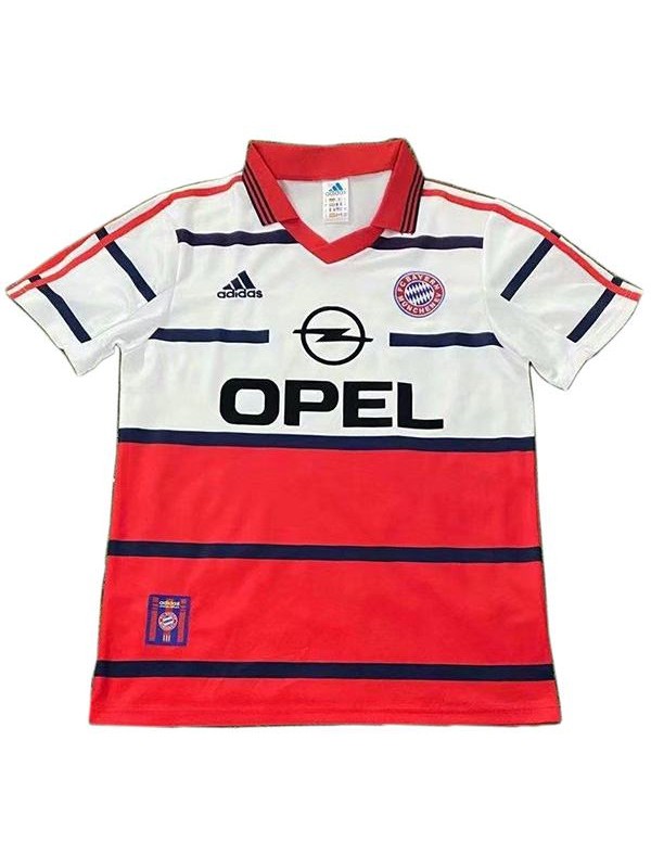 Bayern munich away jersey retro vintage soccer match men's second sportswear football shirt 1998-2000