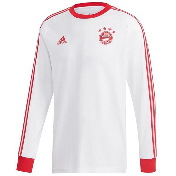 Bayern munich away retro vintage long sleeve soccer jersey match men's second sportswear football shirt white