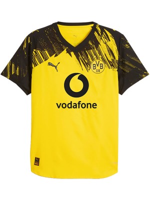 Borussia Dortmund home jersey adult soccer uniform men's first kit 2025-2026