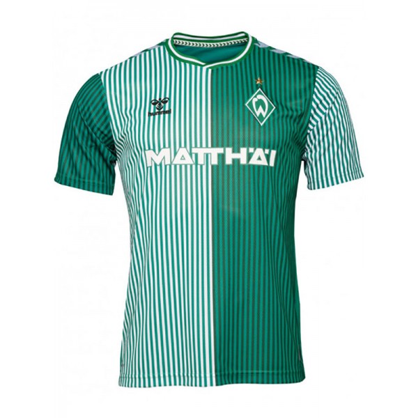 Werder Bremen home jersey soccer uniform men's first football kit tops sport shirt 2023-2024
