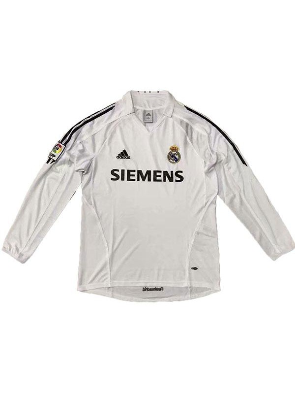 Real Madrid Home Retro Long Sleeve Jersey 2006