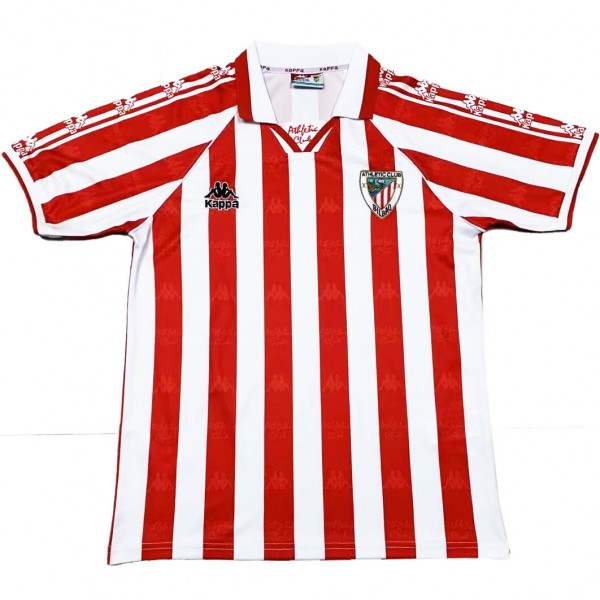 Athletic Bilbao home retro jersey first soccer uniform men's football kit top shirt 1995-1997