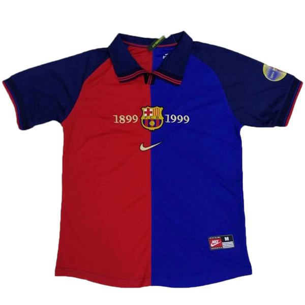 Barcelona retro soccer jersey centenary maillot match men's sportwear football shirt 1899-1999