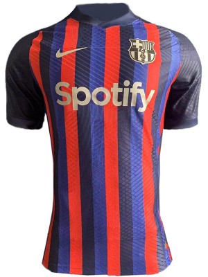 Barcelona special edition player jersey soccer uniform men's football kit tops sport navy red shirt 2024-2025