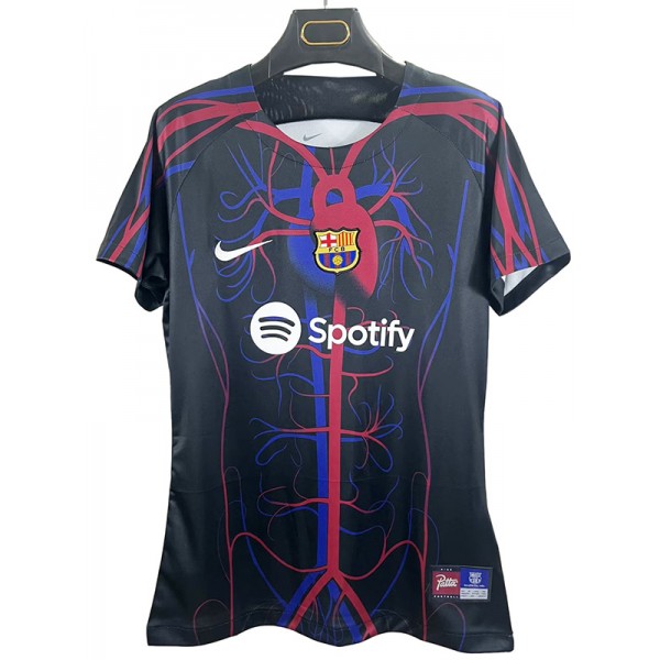 Barcelona special jersey heart female jersey women's navy soccer uniform ladies sportswear football tops sport shirt 2023-2024