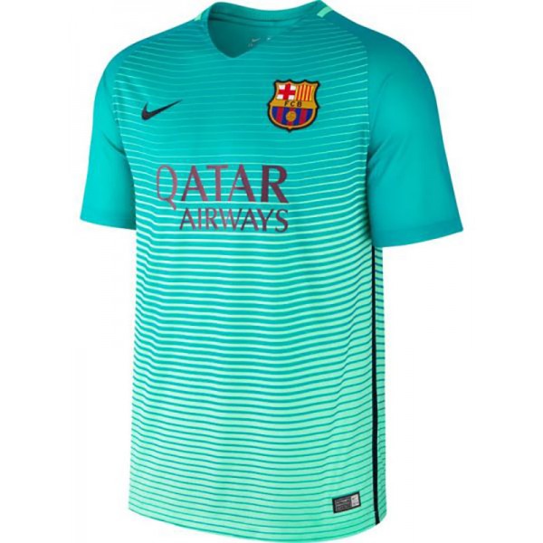 Barcelona third retro jersey soccer uniform men's 3rd football kit sports top shirt 2016-2017