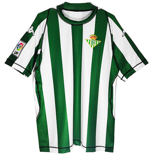 Betis home retro jersey men's first sportswear football tops sport soccer shirt 2003-2004