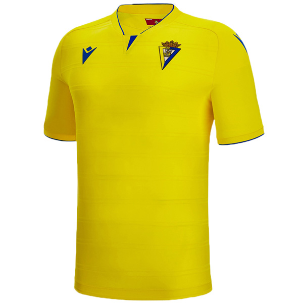 Cadiz home jersey first soccer uniform men's football kit top shirt 2022-2023