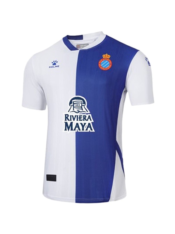 Espanyol home jersey soccer uniform men's first football kit top sports shirt 2022-2023