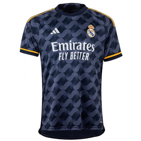 Real madrid away jersey soccer uniform men's second football kit top sports shirt 2023-2024