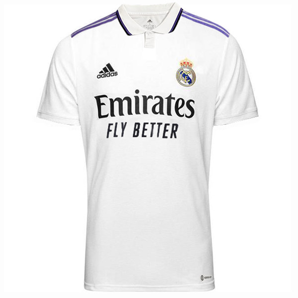 Real madrid home jersey soccer uniform men's first football top shirt 2022-2023