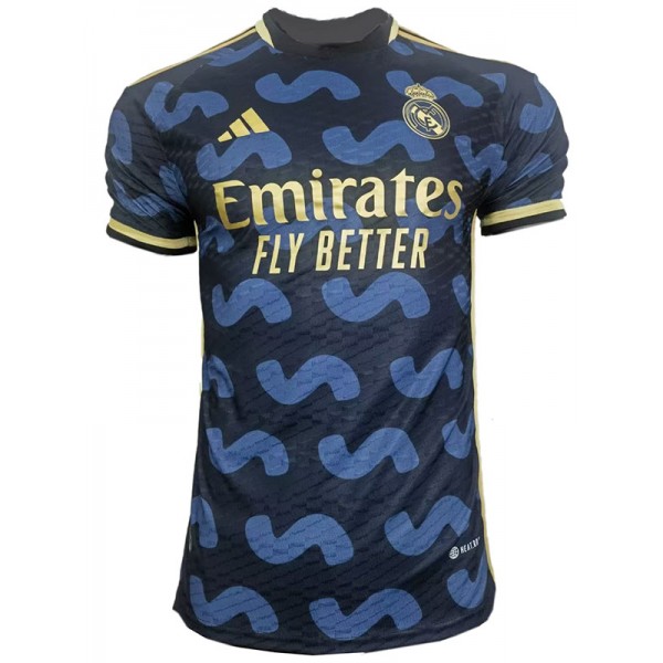 Real madrid special soccer kit men's blue player version sportswear football tops sport shirt 2023-2024
