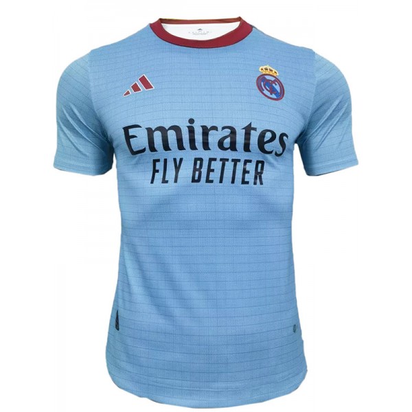 Real madrid special soccer kit men's player version blue sports-wear football tops sport shirt 2023-2024