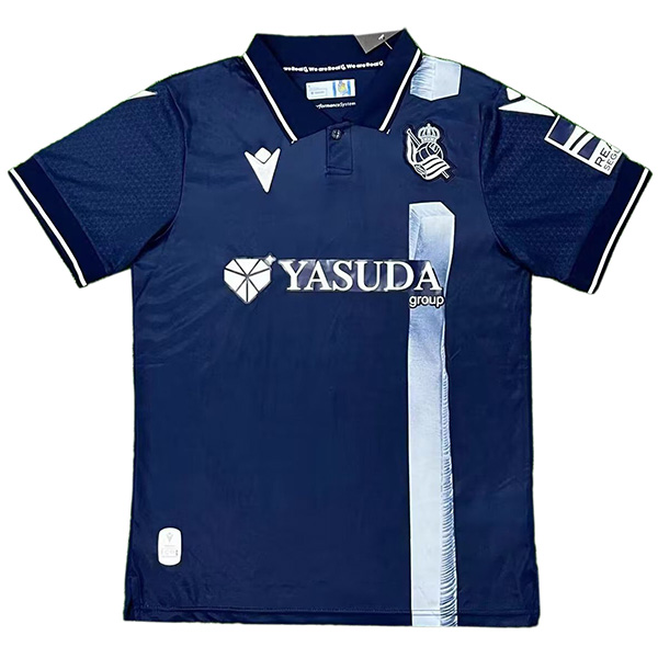 Real Sociedad away jersey soccer uniform men's second sportswear football kit tops sport shirt 2023-2024