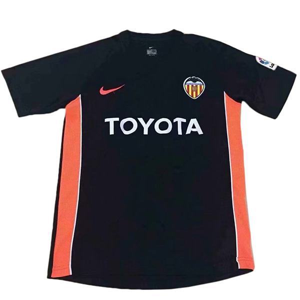 Valencia away retro vintage soccer jersey match men's second sportswear football shirt 2006-2007