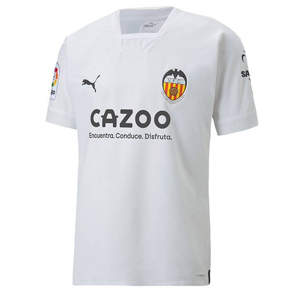 Valencia home jersey soccer uniform men's first sportswear kit football tops sport shirt 2022-2023