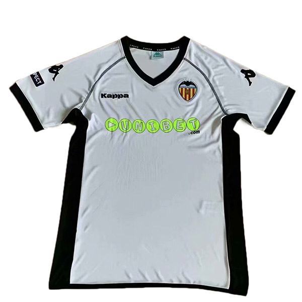 Valencia home retro vintage soccer jersey match men's first sportswear football shirt 2011-2012