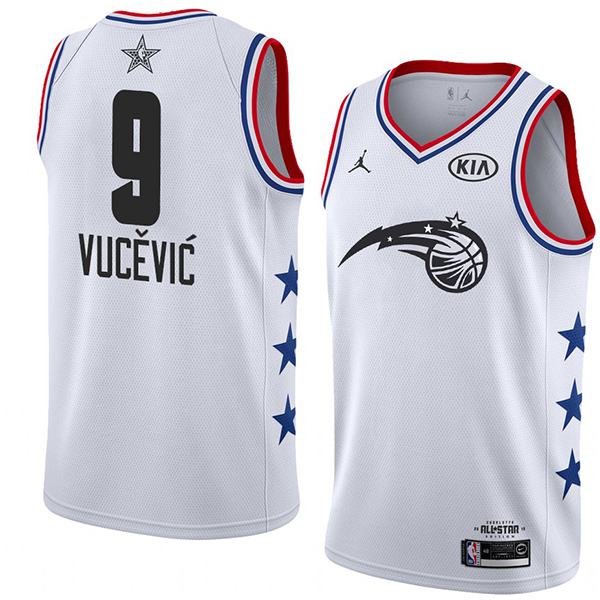 2019 All Star Game Men's Magic Nikola Vucevic Jordan Brand White NBA Swingman Jersey