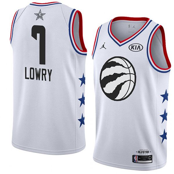 2019 All Star Game Men's Raptors Kyle Lowry Jordan Brand White NBA Swingman Jersey