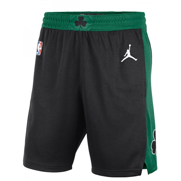 Boston Celtics edition jersey men's icon swingman basketball shorts black kit