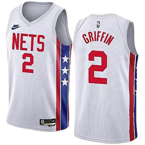 Brooklyn Nets Blake Griffin jersey classic city 2 basketball uniform swingman limited edition white shirt 2023