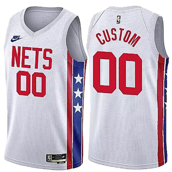 Brooklyn Nets Custom jersey classic city 00 basketball uniform swingman limited edition white shirt 2023