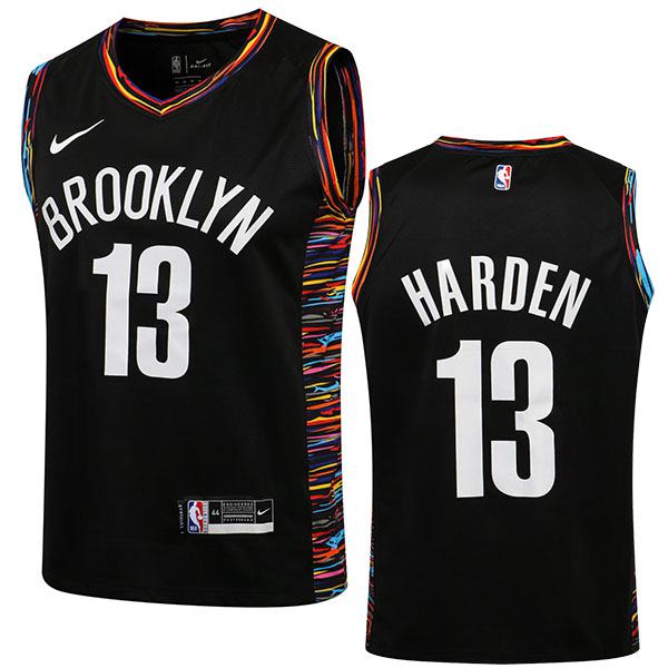 James Harden Brooklyn Nets Black Earned Edition Swingman Jersey Men’s Jersey 