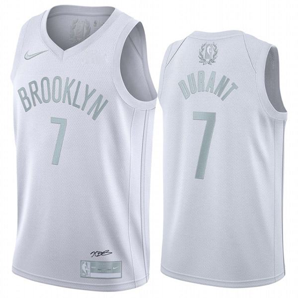 Brooklyn Nets Kevin Durant 7 Basketball Jersey Nba MPV White Swingman Vest 2020