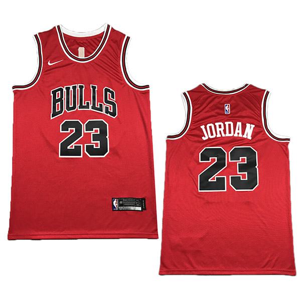 Bulls Michael Jordan 23 basketball jersey swingman vest red 2020