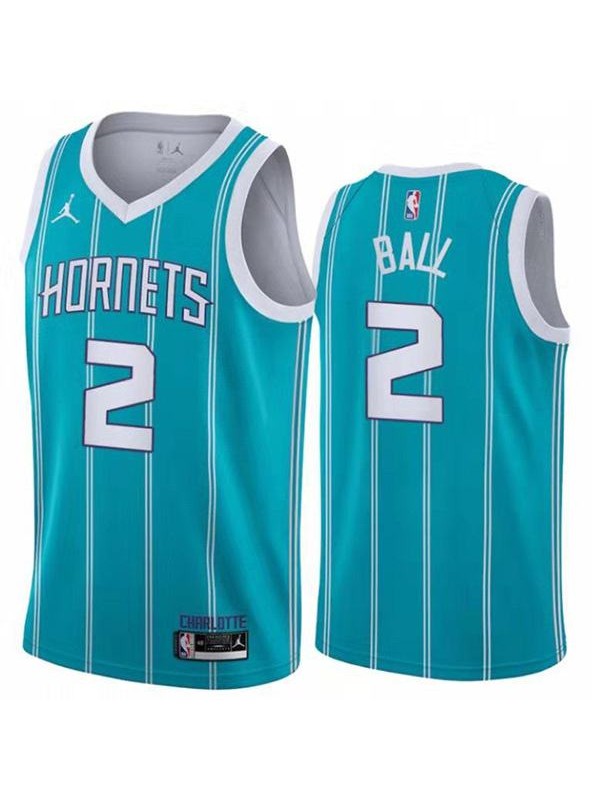 Charlotte Hornets 2 Ball city nba basketball swingman jersey buzz