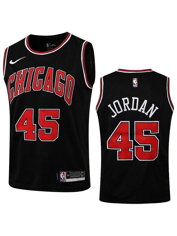chicago bulls jersey black and red