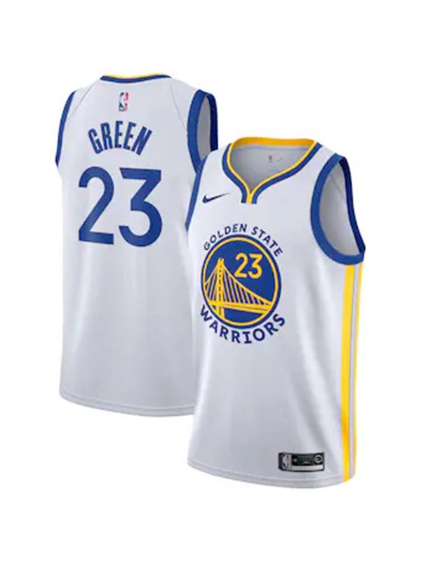 Golden State Warriors 23 Draymond Green jersey 75th city basketball uniform  swingman kit limited edition white