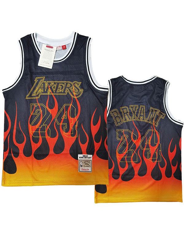 Men's Los Angeles Lakers Kobe Bryant 24 retro basketball jersey