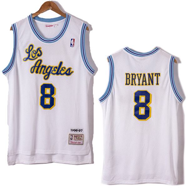 8# Kobe Bryant Swingman Basketball Jersey Stitched Los Angeles Laker Mens Vest 