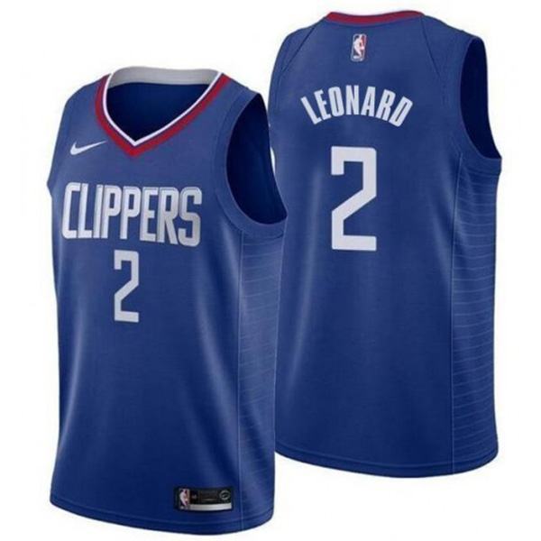 Swingman Men's Kawhi Leonard Blue Jersey - #2 Basketball Los