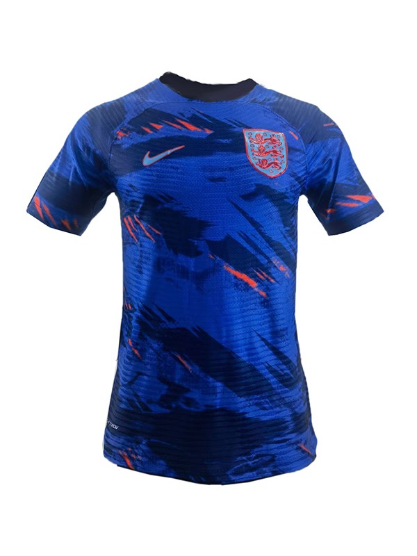 England special player version training jersey soccer uniform men's sports football  kit blue top shirt 2022