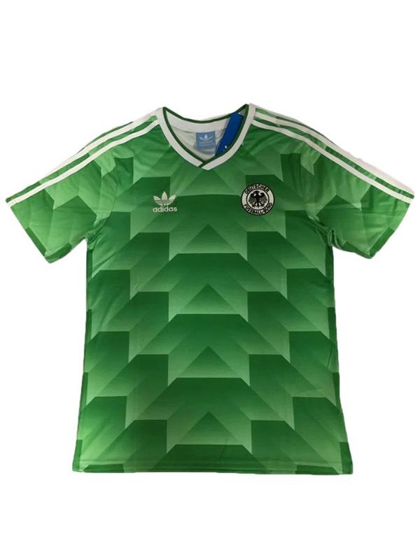 Germany Green Jersey 1990,Retro Green Germany Jersey,1990 world