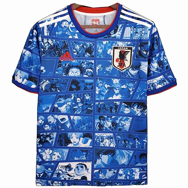 Japan home leaked carton jersey soccer match men's first sportswear football  tops sport shirt 2022