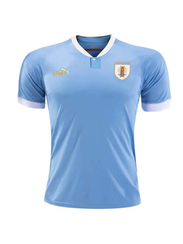 Uruguay home jersey 2022 world cup soccer uniform men's first football  sports tops shirt