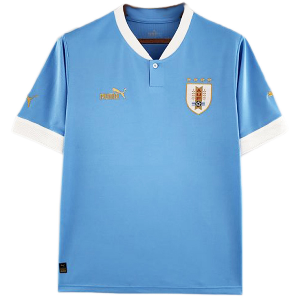 Uruguay home jersey 2022 world cup soccer uniform men's first football  sports tops shirt