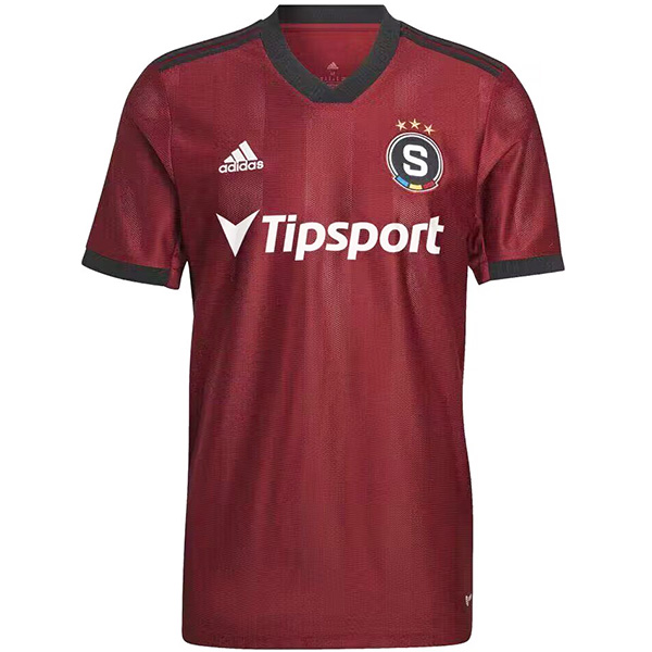 AC Sparta Praha home jersey soccer uniform men's first football kit top sports shirt 2022-2023