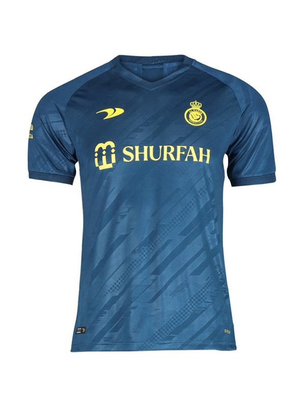 Al-nassr away jersey soccer uniform men's second sportswear football kit tops sport shirt 2022-2023