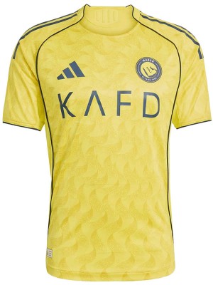 Al-Nassr home jersey adult first soccer uniform men's kit 2025-2026
