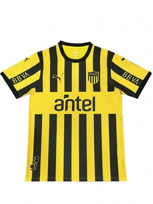 Atlético Peñarol home jersey soccer uniform men's first sportswear football kit top shirt 2024-2025