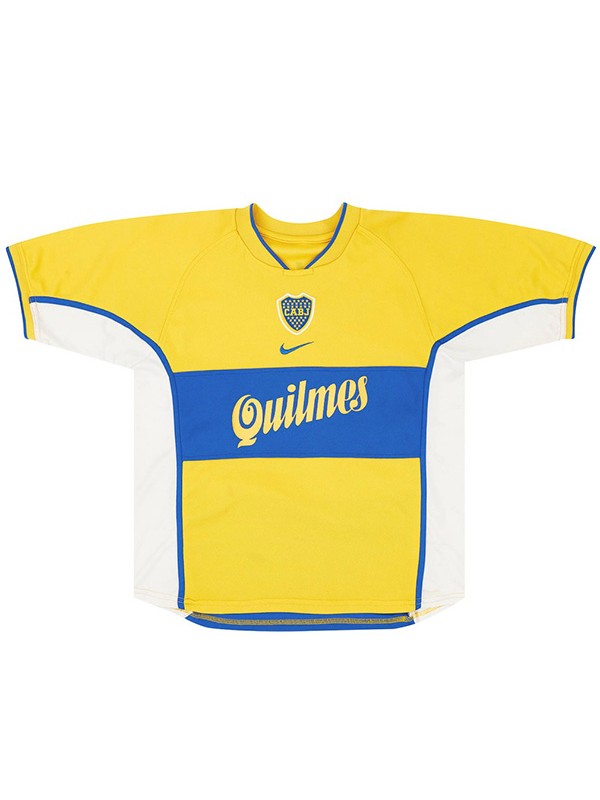 Boca juniors away retro jersey men's second uniform football tops sport soccer shirt 2001-2002
