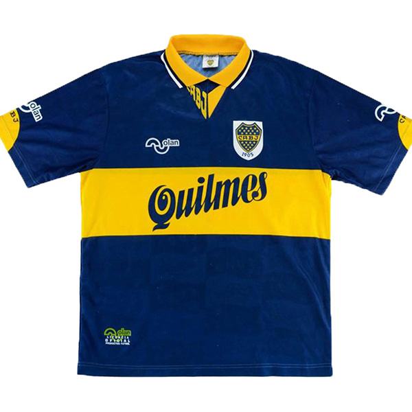 Camisa de Boca Juniors "Replica" 1997 Boca Juniors Men's Retro Soccer Jersey 