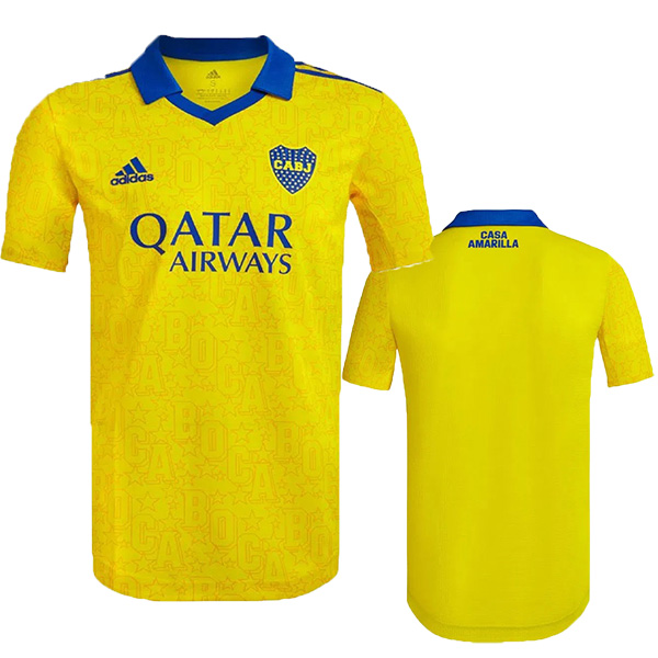 Boca Juniors third jersey soccer uniform men's 3rd sportswear football top shirt 2022-2023