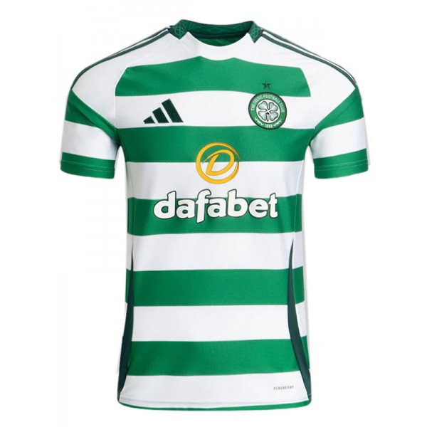 Celtic home jersey soccer uniform men's first football kit tops sport shirt 2024-2025